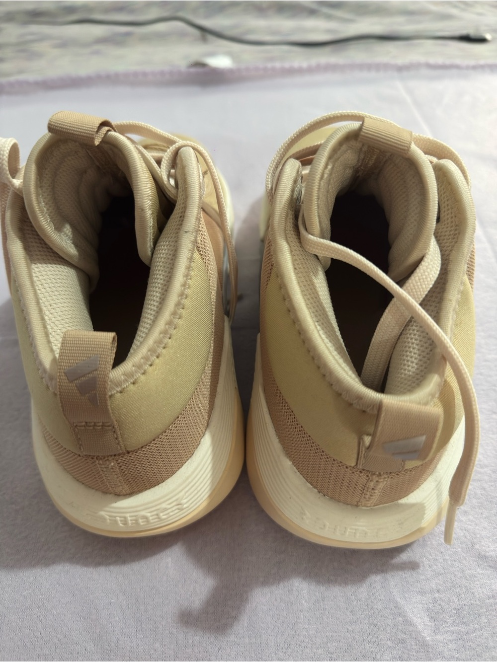 Candace Parker x Adidas Exhibit Select Mid Champagne for Women size 6.5 - Picture 5 of 9